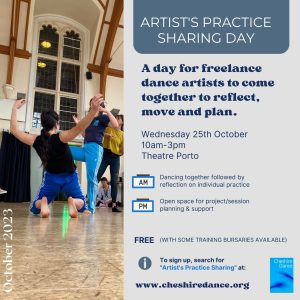Artists Practice Sharing Day Flyer