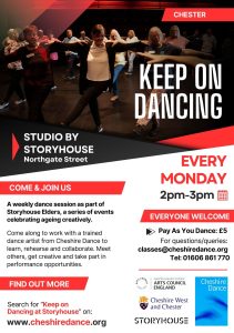 Keep on Dancing at Storyhouse Promotional Flyer